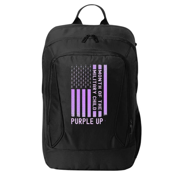 Purple Up Military April Military Month City Backpack