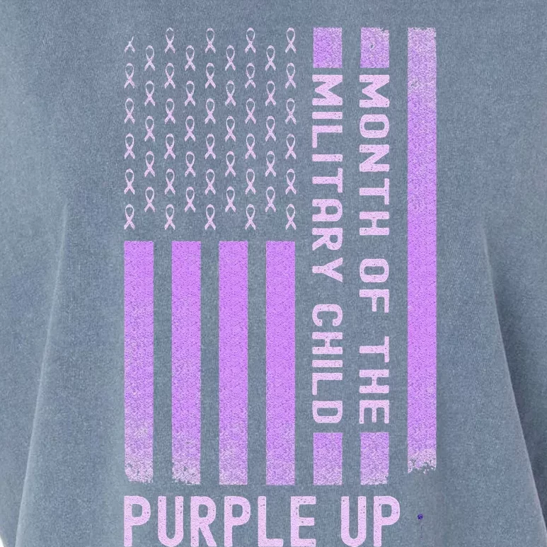 Purple Up Military April Military Month Garment-Dyed Women's Muscle Tee