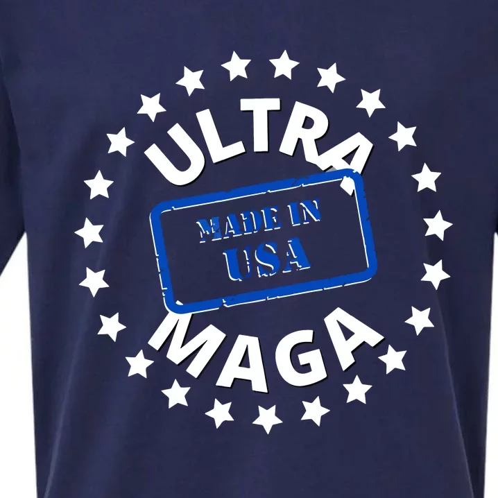 Proud Ultra Maga Made In USA Sueded Cloud Jersey T-Shirt