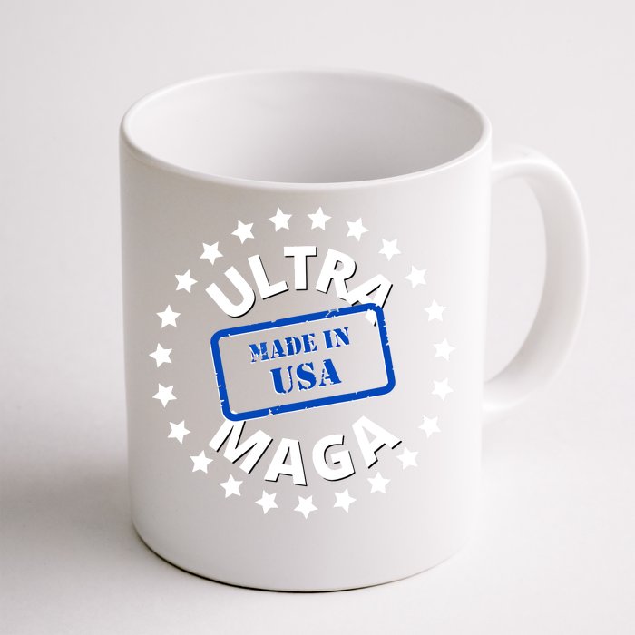 Proud Ultra Maga Made In USA Front & Back Coffee Mug