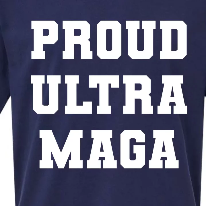 Proud Ultra MAGA Varsity USA United States Of America Sueded Cloud Jersey T-Shirt