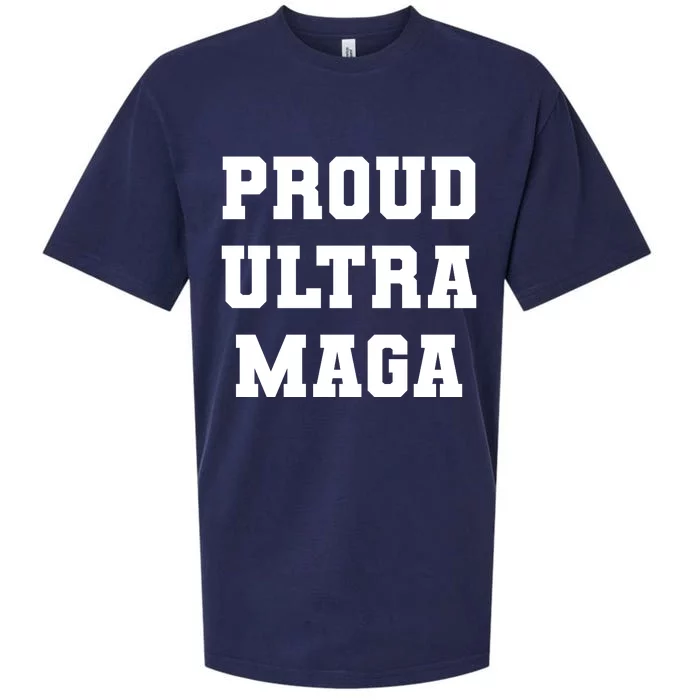 Proud Ultra MAGA Varsity USA United States Of America Sueded Cloud Jersey T-Shirt