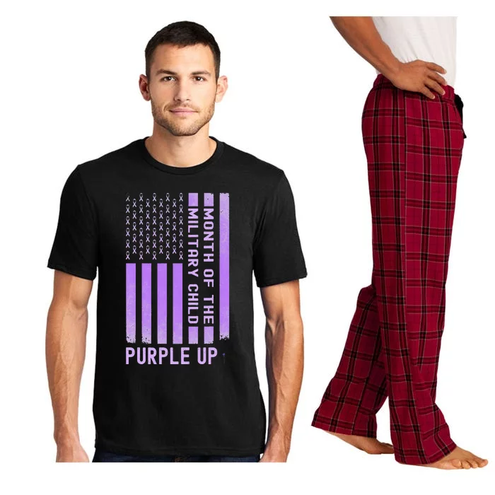 Purple Up Military April Military Month Pajama Set