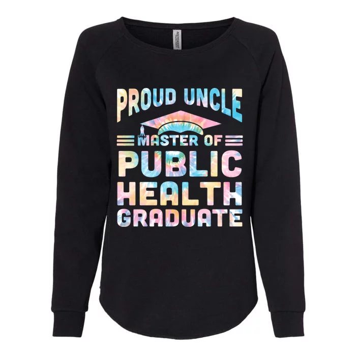 Proud Uncle Master Of Public Health Senior Mph Grad Funny Gift Womens California Wash Sweatshirt