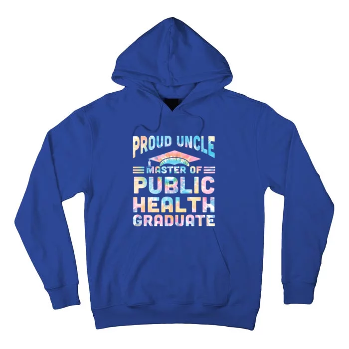 Proud Uncle Master Of Public Health Senior Mph Grad Funny Gift Tall Hoodie