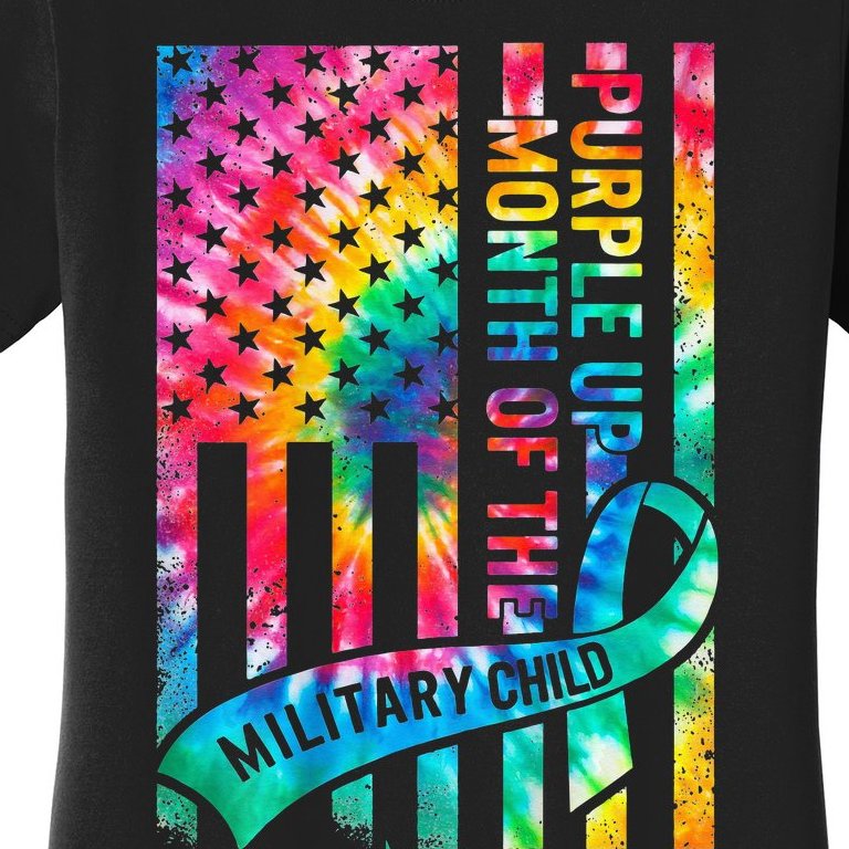 Purple Up Military Child Month Women's TShirt TeeShirtPalace
