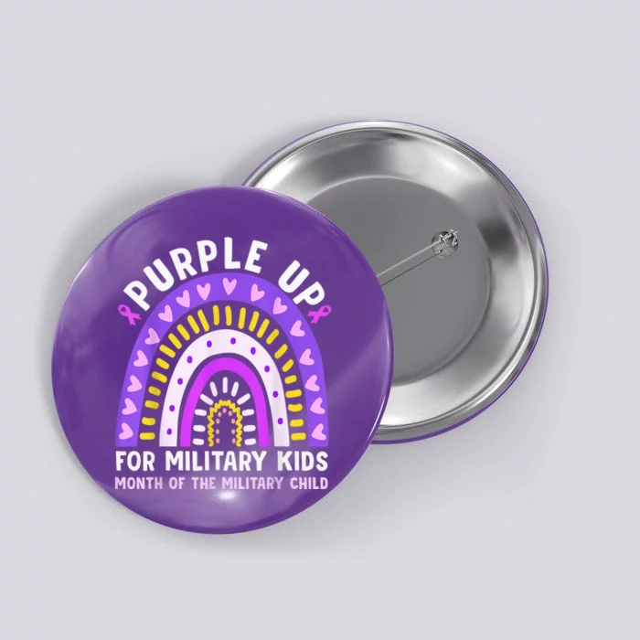 Purple Up Military Kid Month Of The Military Child Rainbow Button