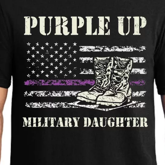 Purple Up Military Military Child Month Daughter Pajama Set