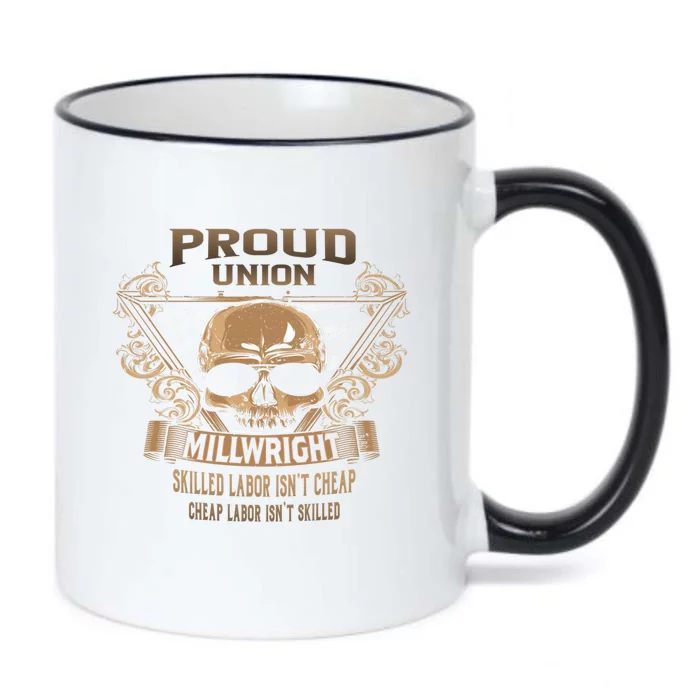 Proud Union Millwright Gift Black Color Changing Mug