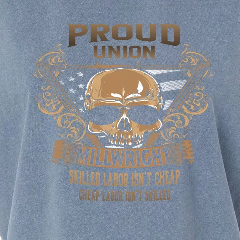 Proud Union Millwright Gift Garment-Dyed Women's Muscle Tee