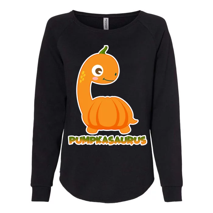 Pumpkasaurus Womens California Wash Sweatshirt