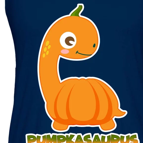 Pumpkasaurus Ladies Essential Flowy Tank