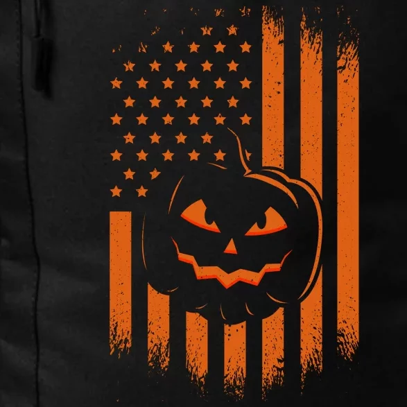 Pumpkin America Halloween Flag Daily Commute Backpack