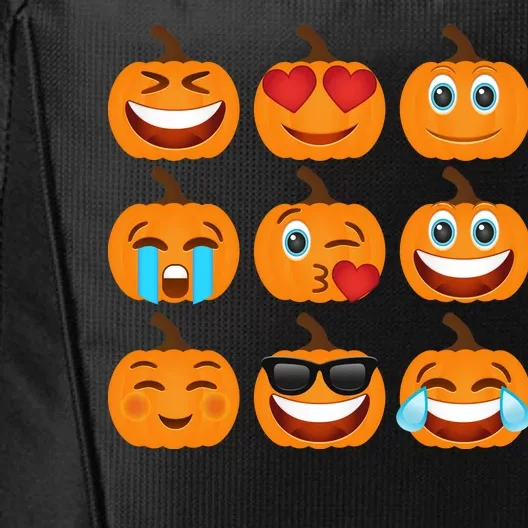 Pumpkin Emojis City Backpack