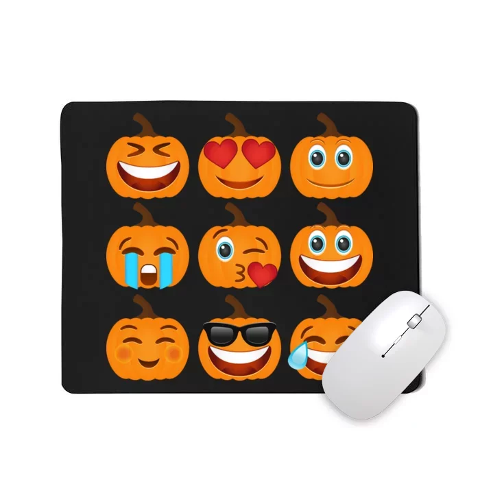 Pumpkin Emojis Mousepad