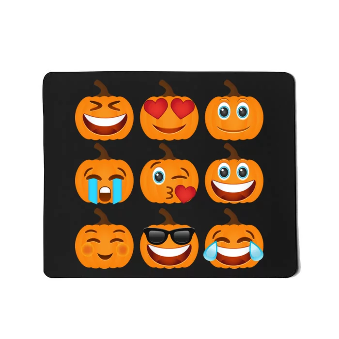 Pumpkin Emojis Mousepad