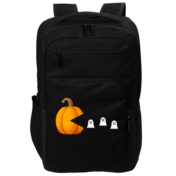 Pumpkin Ghosts Retro Pic Elated Impact Tech Backpack