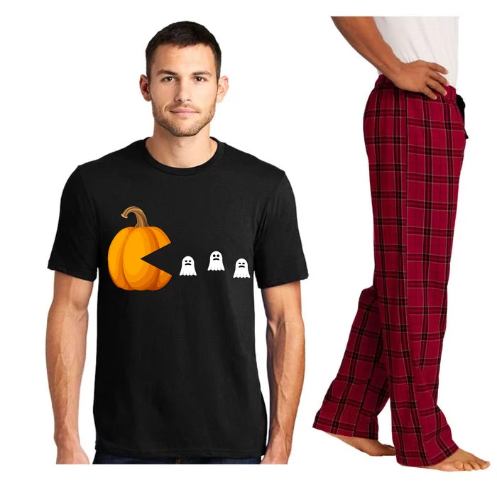 Pumpkin Ghosts Retro Pic Elated Pajama Set