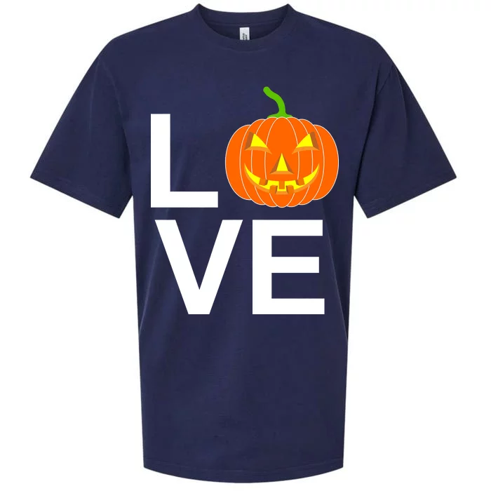 Pumpkin Love Halloween Sueded Cloud Jersey T-Shirt