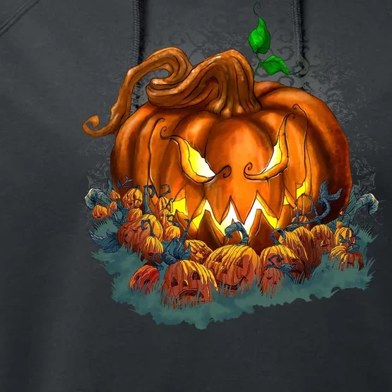 Pumpkin Patch Halloween Performance Fleece Hoodie