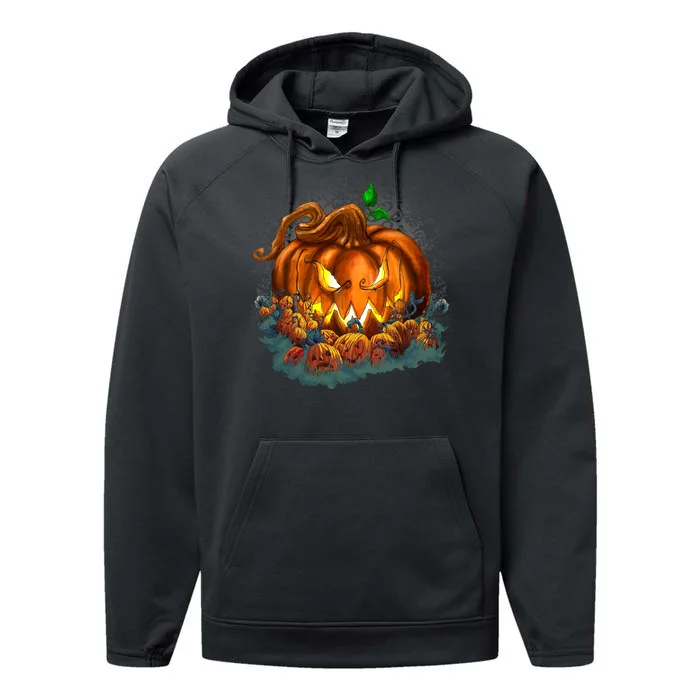 Pumpkin Patch Halloween Performance Fleece Hoodie