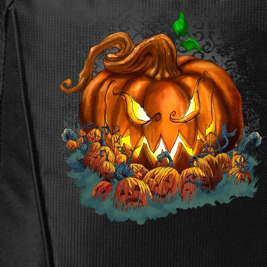 Pumpkin Patch Halloween City Backpack