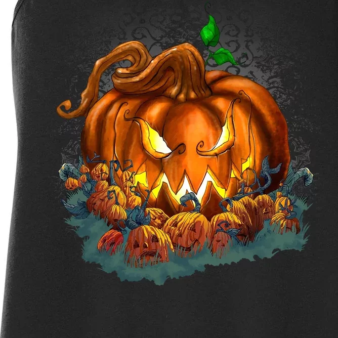 Pumpkin Patch Halloween Women's Racerback Tank