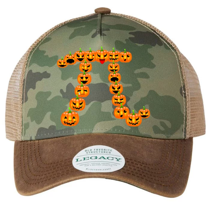 Pumpkin Pi Emoji's Halloween Math 3.14 Legacy Tie Dye Trucker Hat