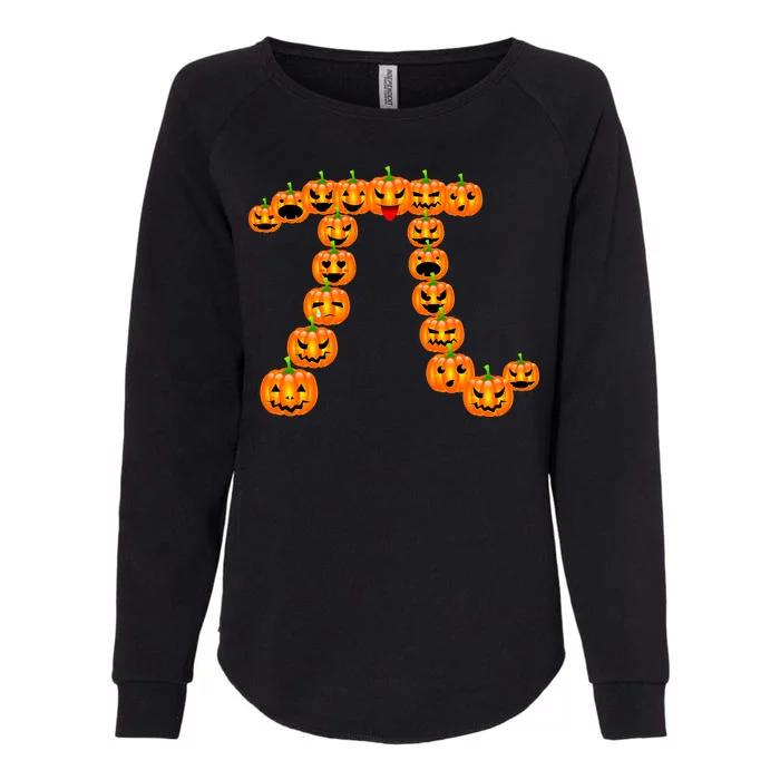 Pumpkin Pi Emoji's Halloween Math 3.14 Womens California Wash Sweatshirt