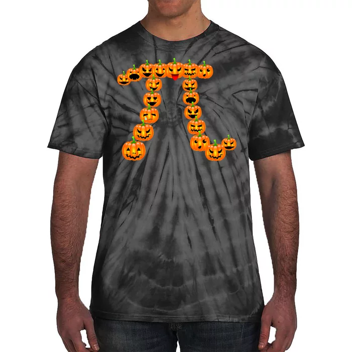 Pumpkin Pi Emoji's Halloween Math 3.14 Tie-Dye T-Shirt