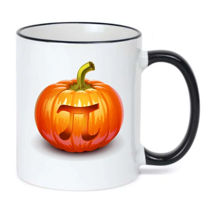 Pumpkin Pi Jack O Lantern Black Color Changing Mug