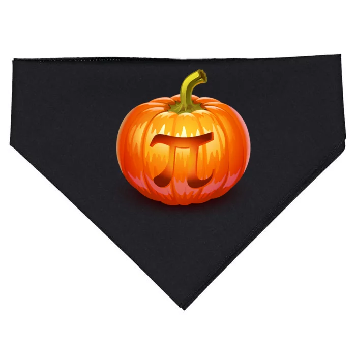 Pumpkin Pi Jack O Lantern USA-Made Doggie Bandana