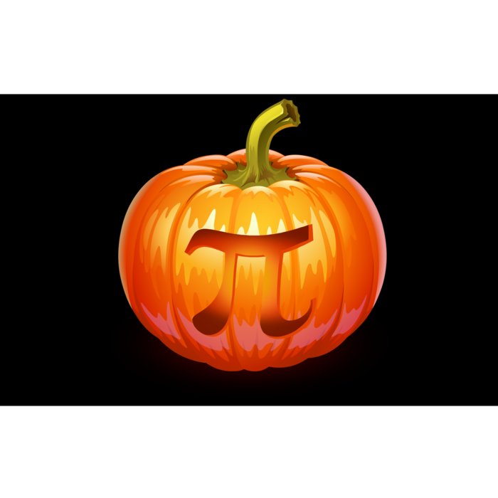 Pumpkin Pi Jack O Lantern Bumper Sticker