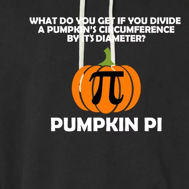 Pumpkin Pi Math Lovers Garment-Dyed Fleece Hoodie