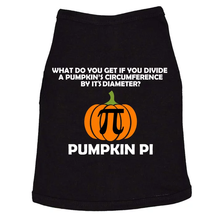 Pumpkin Pi Math Lovers Doggie Tank