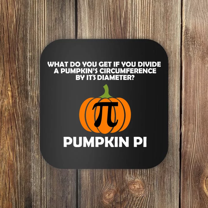 Pumpkin Pi Math Lovers Coaster