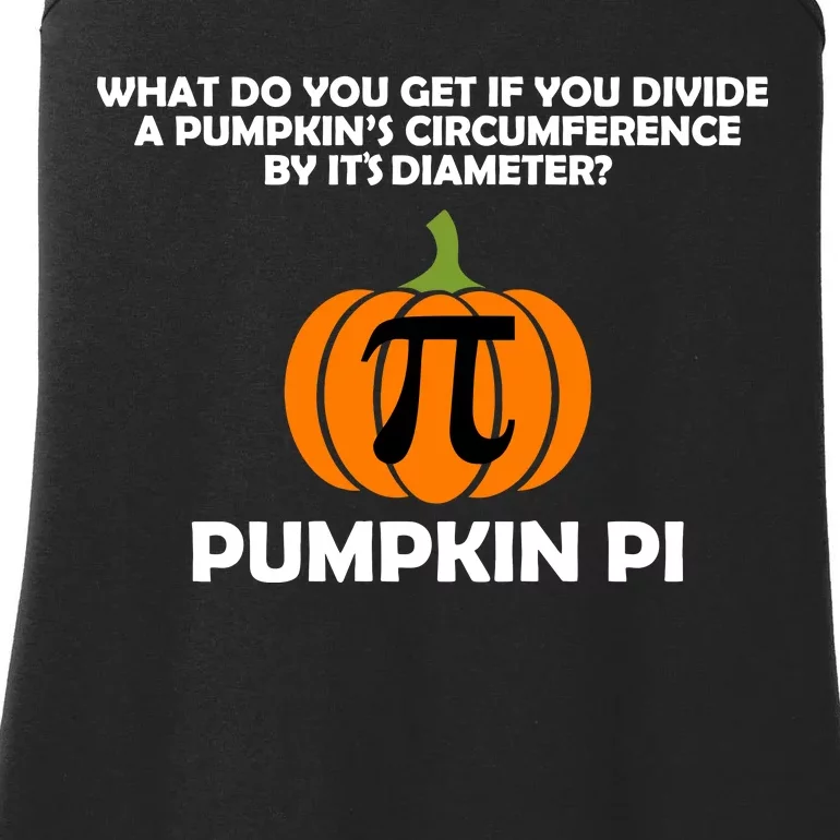 Pumpkin Pi Math Lovers Ladies Essential Tank