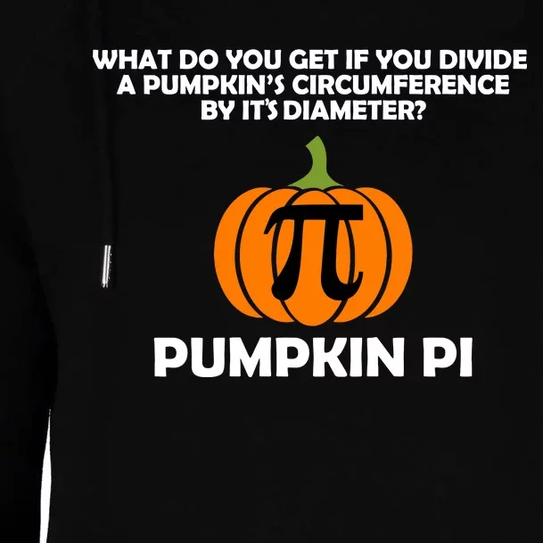 Pumpkin Pi Math Lovers Womens Funnel Neck Pullover Hood