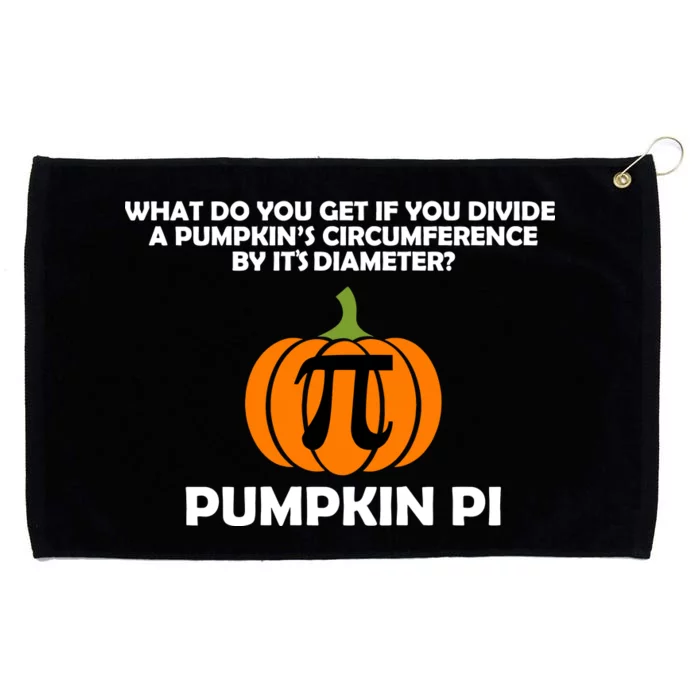 Pumpkin Pi Math Lovers Grommeted Golf Towel