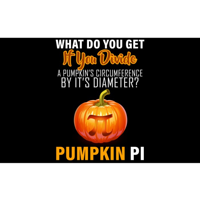 Pumpkin Pi Math Teacher Pun Bumper Sticker