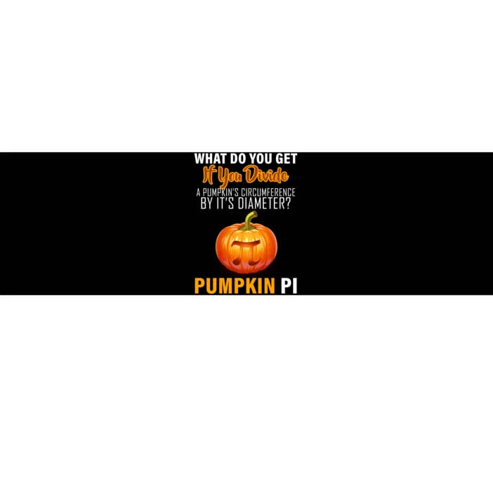 Pumpkin Pi Math Teacher Pun Bumper Sticker