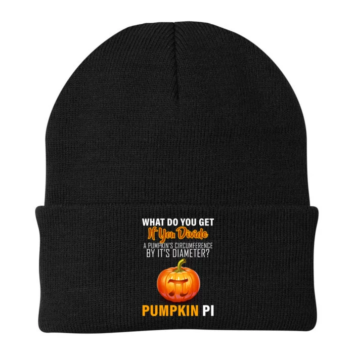 Pumpkin Pi Math Teacher Pun Knit Cap Winter Beanie