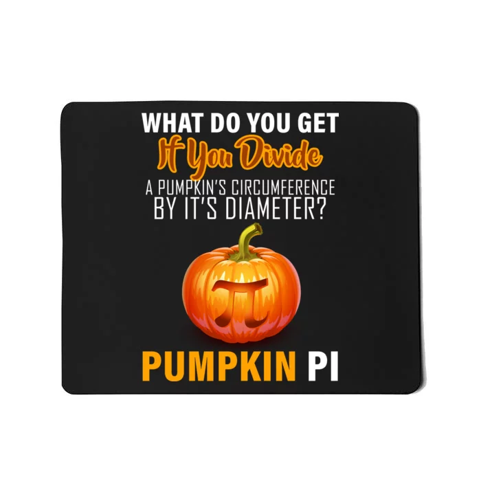 Pumpkin Pi Math Teacher Pun Mousepad