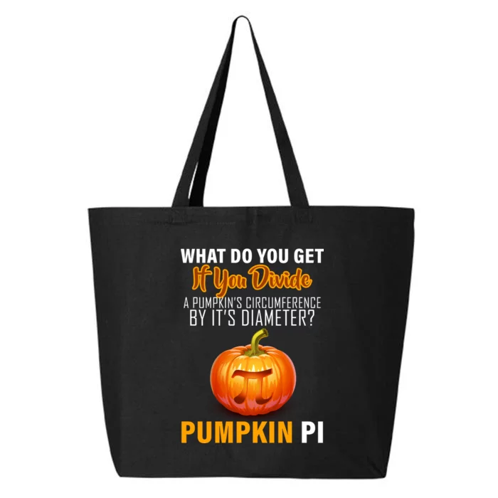 Pumpkin Pi Math Teacher Pun 25L Jumbo Tote