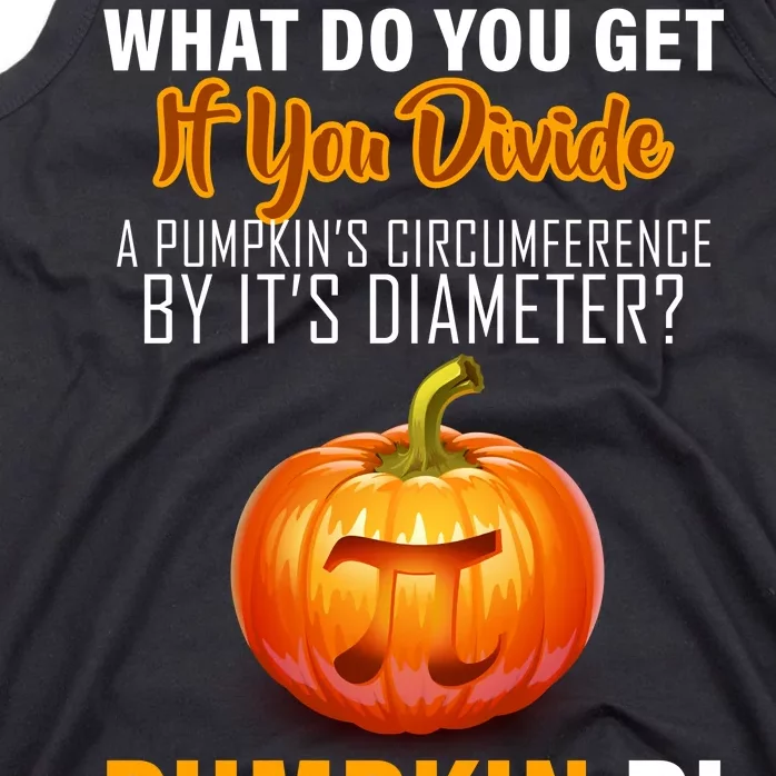 Pumpkin Pi Math Teacher Pun Tank Top