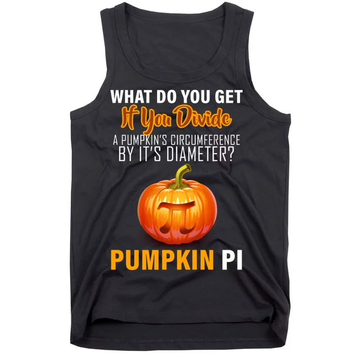 Pumpkin Pi Math Teacher Pun Tank Top