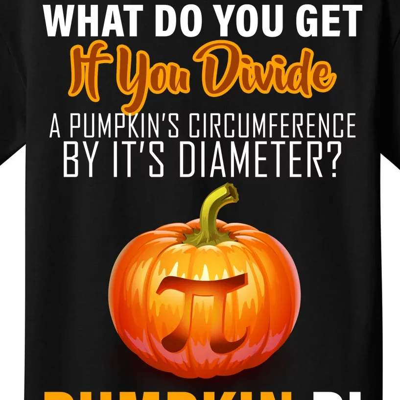 Pumpkin Pi Math Teacher Pun Kids T-Shirt