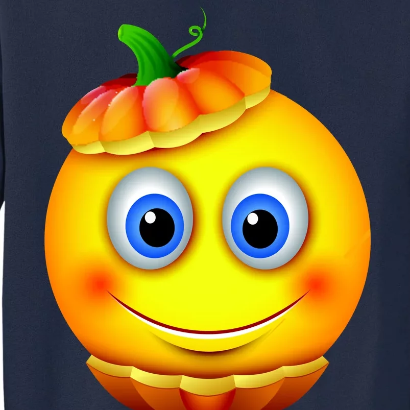 Pumpkin Smiley Emoji Tall Sweatshirt