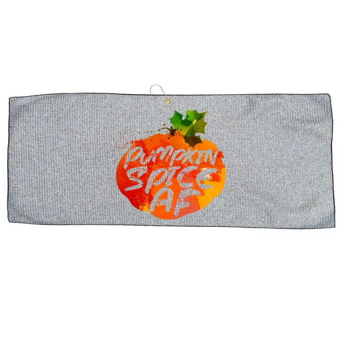 Pumpkin Spice AF Large Microfiber Waffle Golf Towel