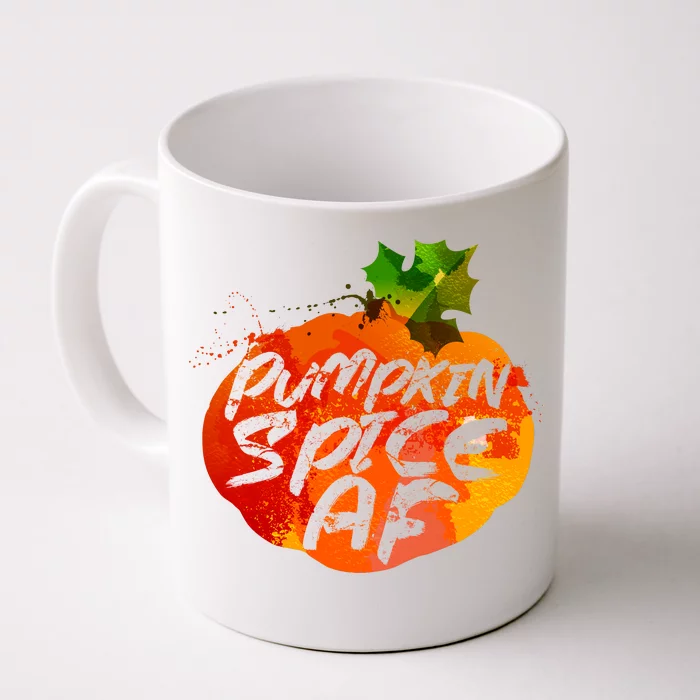 Pumpkin Spice AF Front & Back Coffee Mug